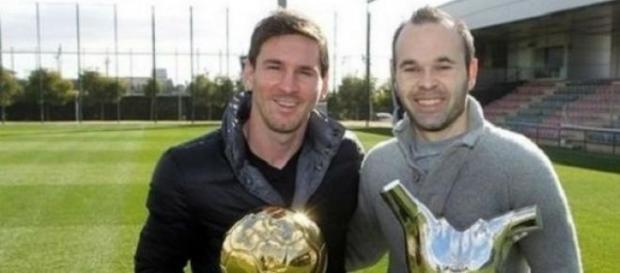 Iniesta y Messi van a ser papás Iniesta y Messi van a ser papás