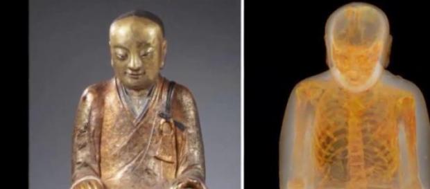 L'incredibile scoperta della statua del Buddha. L'incredibile scoperta della statua del Buddha.