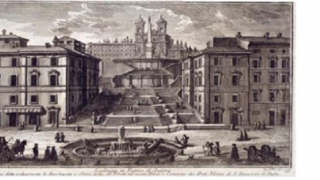 Fontana della Barcaccia (G. Vasi)