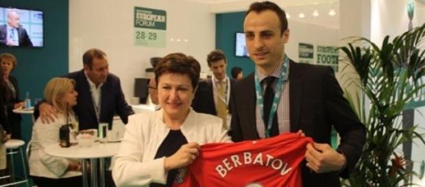 Berbatov was among the goalscorers for Monaco Berbatov was among the goalscorers for Monaco