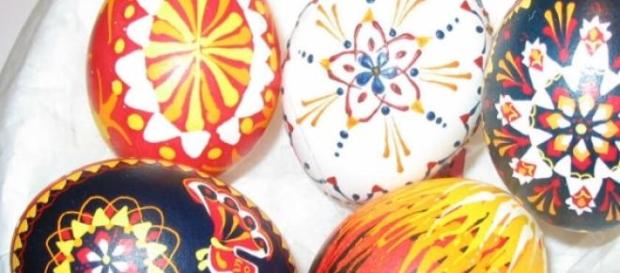 Huevos de Pascua pintados Huevos de Pascua pintados