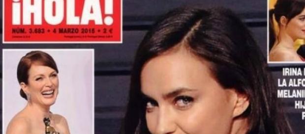 Irina na capa da revista ¡Hola! Irina na capa da revista ¡Hola!