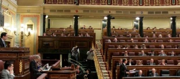 Jugando en el Congreso de los Diputados Jugando en el Congreso de los Diputados