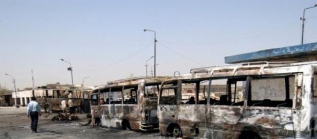 Un attentato terroristico in Iraq Un attentato terroristico in Iraq