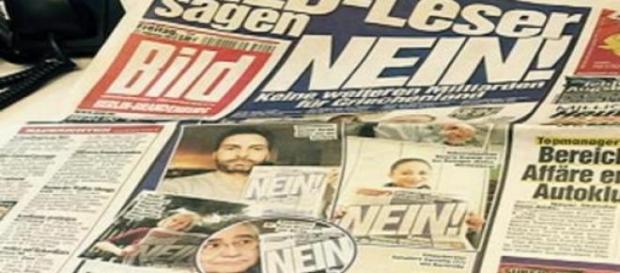 La prima pagina di oggi di Bild La prima pagina di oggi di Bild