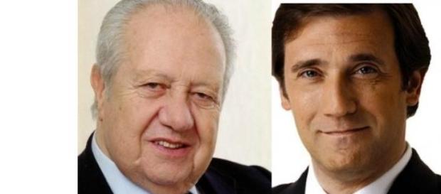 Mário Soares e Pedro Passos Coelho Mário Soares e Pedro Passos Coelho