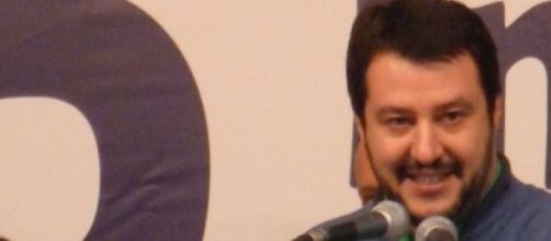 Il comizio di Matteo Salvini in Piazza del Popolo