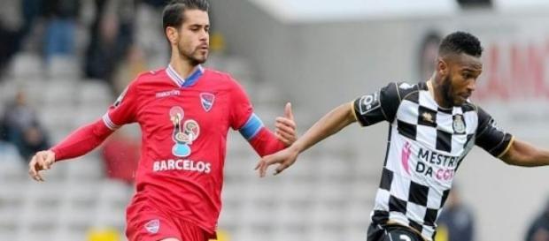 Brito, marcador do golo do Boavista. Brito, marcador do golo do Boavista.