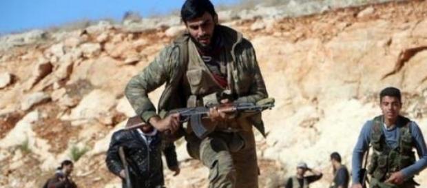 Des combattants en Syrie Des combattants en Syrie
