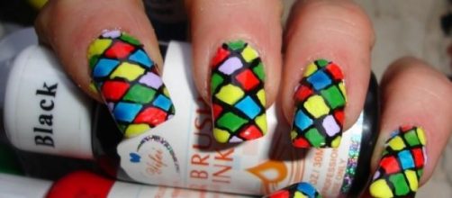 Nail Art Arlecchino Classica.