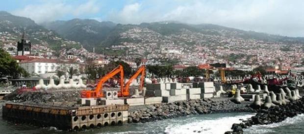 As obras na ilha da Madeira As obras na ilha da Madeira
