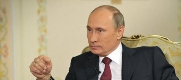 Władimir Putin, prezydent Rosji. Władimir Putin, prezydent Rosji.