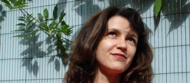 Alla Lazareva, journaliste ukrainienne. Alla Lazareva, journaliste ukrainienne.