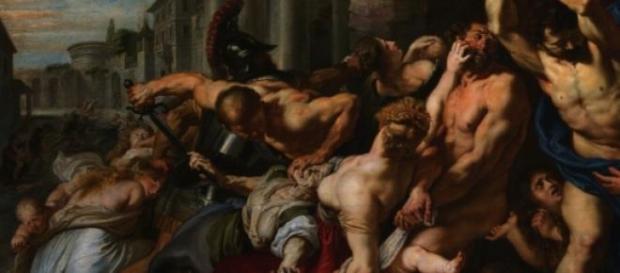 O Massacre dos Inocentes, de Rubens. O Massacre dos Inocentes, de Rubens.