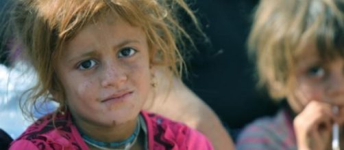 Bambini di minoranza yazidi