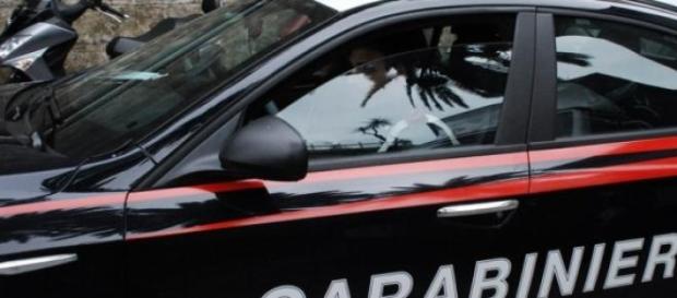 Una volante dei Carabinieri. Una volante dei Carabinieri.