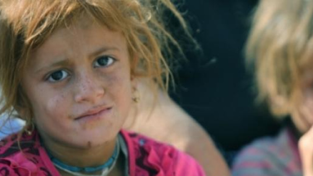 Bambini di minoranza yazidi