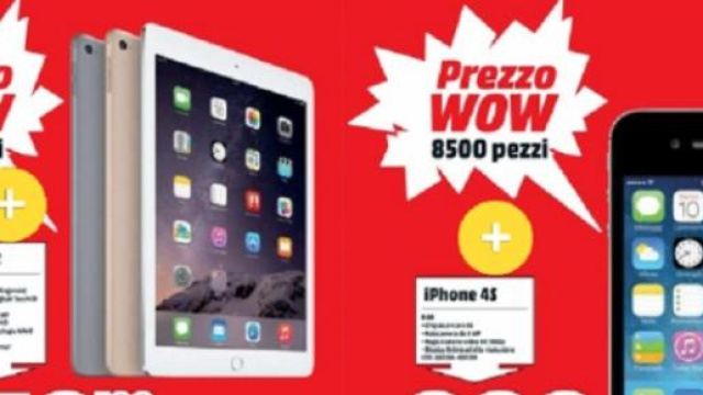 Offerte iPhone 4S, iPhone 5S e iPad AIR 2.