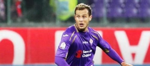 Diamanti autore di un gol contro l'Atalanta