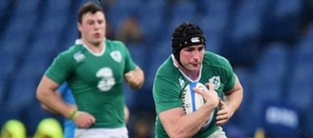 Tommy O'Donnell scored Ireland's opening try Tommy O'Donnell scored Ireland's opening try
