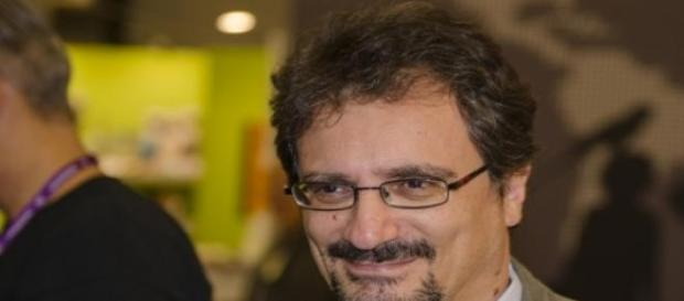 Albert Sánchez Piñol, en Göteborg (Suecia) en 2014 Albert Sánchez Piñol, en Göteborg (Suecia) en 2014