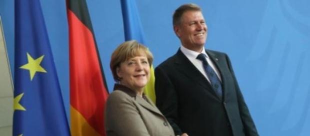 Angela Merkel si Klaus Johannis Angela Merkel si Klaus Johannis