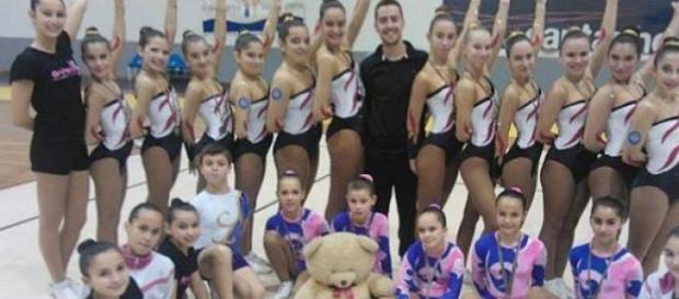 João Baptista e atletas após Campeonato João Baptista e atletas após Campeonato