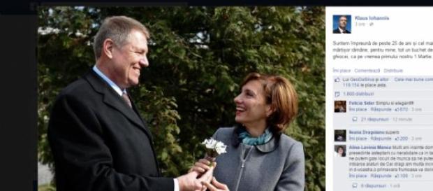 Klaus Iohannis, gest emotionant de 1 martie Klaus Iohannis, gest emotionant de 1 martie