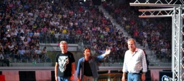 Top gear presenters at live show Top gear presenters at live show