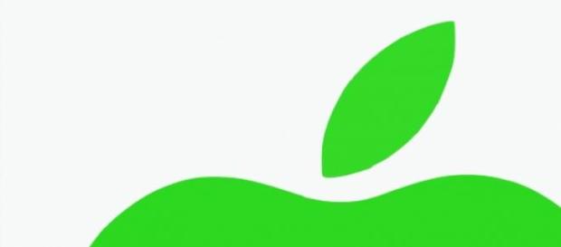 Farbiges Logo des Apple-Konzerns Farbiges Logo des Apple-Konzerns
