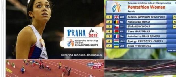 Johnson-Thompson just missed the world record Johnson-Thompson just missed the world record
