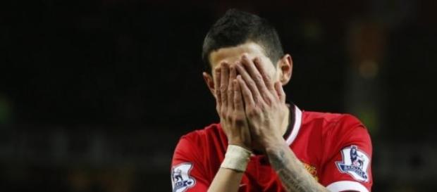 Misery personified after his sending off Misery personified after his sending off