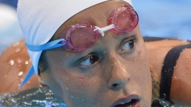 Federica Pellegrini durante una gara