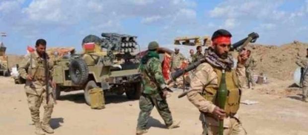 Les combattants des forces iraquiennes Les combattants des forces iraquiennes