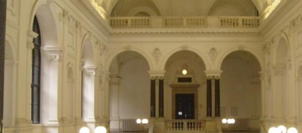 Innenansicht des Wiener Universitätsgebäudes. Innenansicht des Wiener Universitätsgebäudes.