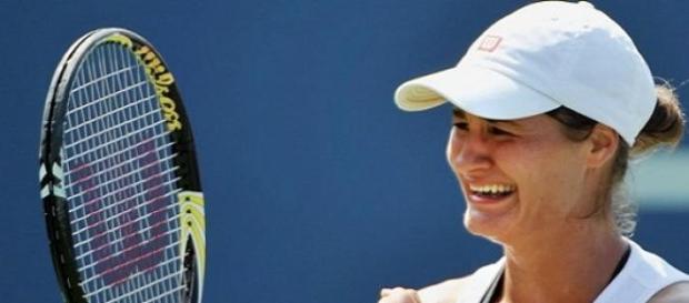 Jucatoarea de tenis Monica Niculescu Indian Wells Jucatoarea de tenis Monica Niculescu Indian Wells