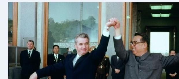Kim Ir-sen si Ceausescu-1971 Kim Ir-sen si Ceausescu-1971