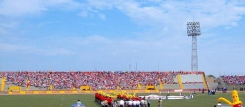El partido se disputó en el estadio Elías Aguirre