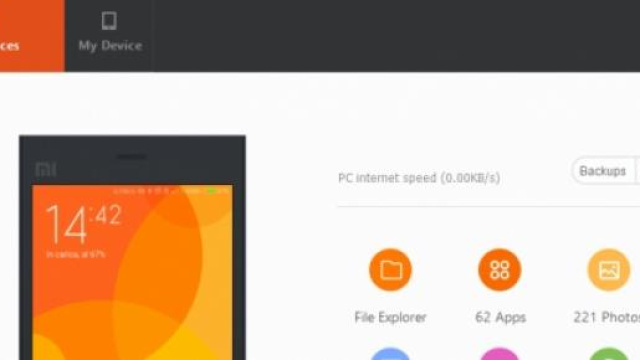 Mi Phone Manager con una interfaccia intuitiva