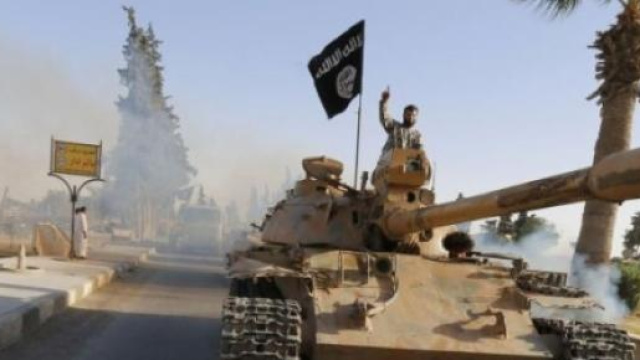 Un carro armato dell'Isis