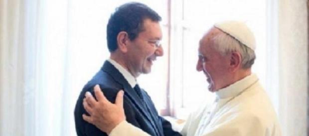 Il Papa e il Sindaco Marino Il Papa e il Sindaco Marino