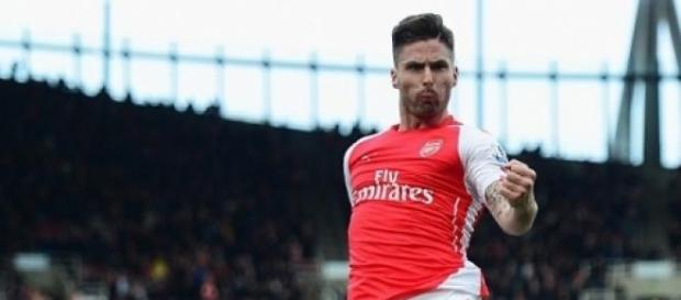 Olivier Giroud scored Arsenal's opener Olivier Giroud scored Arsenal's opener