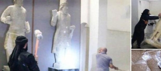 Distruzione da parte dell'Isis Distruzione da parte dell'Isis