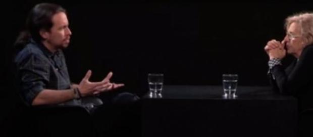 Pablo Iglesias entrevista a Manuela Carmena Pablo Iglesias entrevista a Manuela Carmena