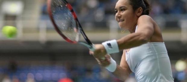 Watson defeated the number eight seed Radwanska Watson defeated the number eight seed Radwanska