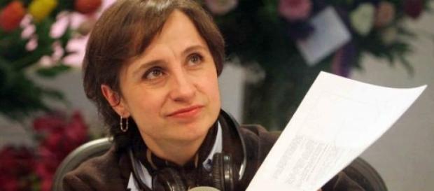 Carmen Aristegui se bat pour la liberté de presse. Carmen Aristegui se bat pour la liberté de presse.