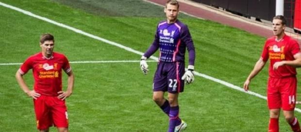 Gerrard, Mignolet and Henderson were in action Gerrard, Mignolet and Henderson were in action