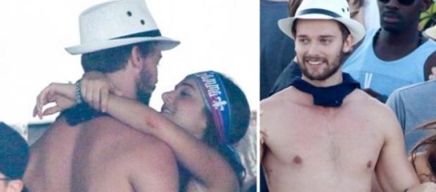 Patrick Schwarzenegger com outra rapariga (TMZ) Patrick Schwarzenegger com outra rapariga (TMZ)