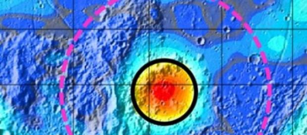 Es uno de los cráteres lunares más grandes Es uno de los cráteres lunares más grandes