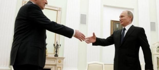 Vladimir Putin si Leonid Tibilov Vladimir Putin si Leonid Tibilov